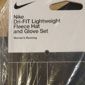 Nike Dri-FIT Lightweight Fleece Hat and Glove Set - Black